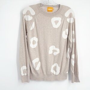 Wispr by Brodie Neutral geometric floral pattern size Medium Tan Cream